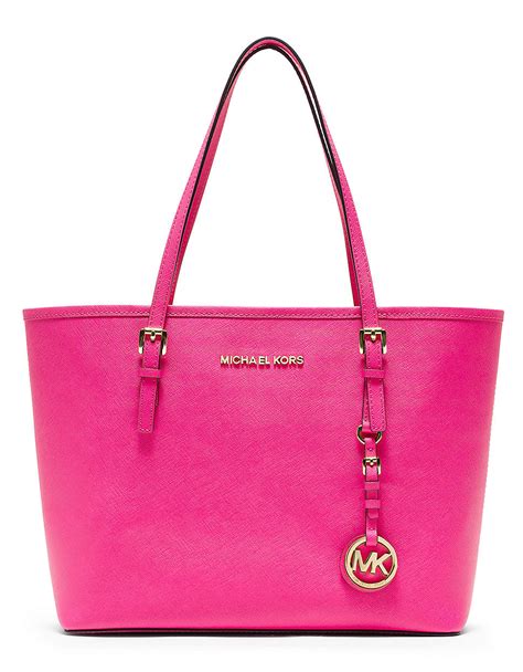 michael kors pink grey satchel